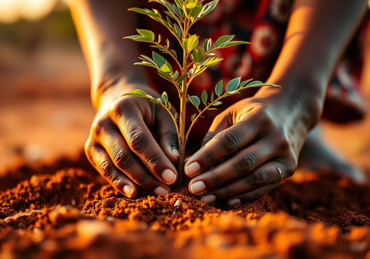 TreesPartner volunteers planting in Kenya